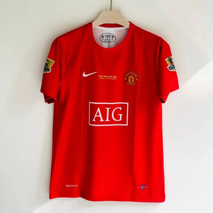 JW OG Manchester UTD 2007-08 Half Sleeve Embroidery (Ronaldo)