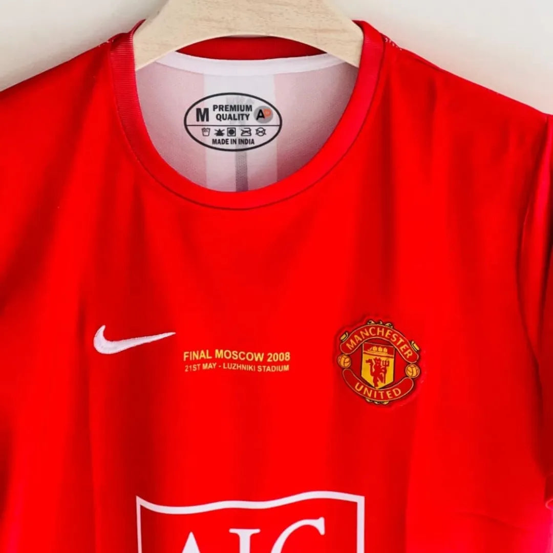 JW OG Manchester UTD 2007-08 Half Sleeve Embroidery (Ronaldo)