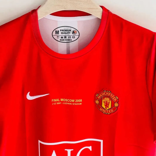 JW OG Manchester UTD 2007-08 Half Sleeve Embroidery (Ronaldo)